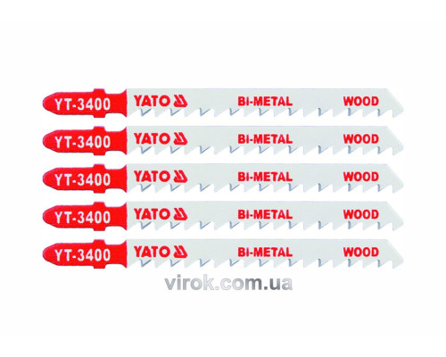 Полотно для электролобзика YATO BI-METAL (дерево), 6TPI, l=100м, набор 5пр. [50/250]