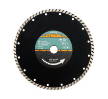 Диск відрізний алмазний TURBO STHOR : Ø= 230 мм, t-2,6 х h- 7,5 мм по кам, бетоні, кераміці [10/30]