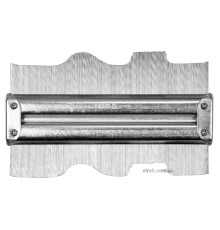 Шаблон для перенесення складних профілів YATO : 150 х 46 мм, сталеві голки [12/48/1440]