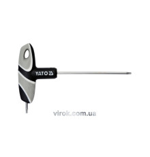 Ключ "TORX" YATO : "T"- образний, Т9, двосторонній, L= 100 мм [12/240]
