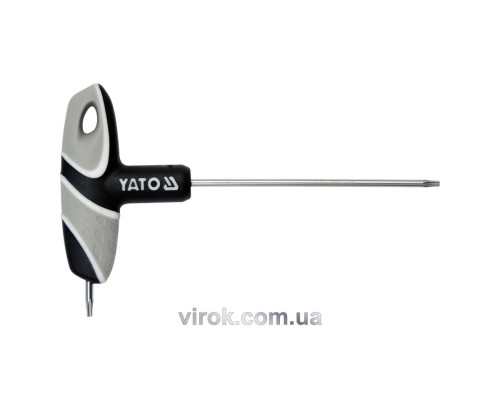 Ключ "TORX" YATO : "T"- образний, Т9, двосторонній, L= 100 мм [12/240]