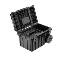 Ящик для інструментів 601TV S1 1 секція з органайзером YATO на 2-х колесах, 600x400x345 мм, пластико