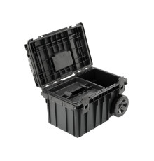 Ящик для інструментів 601TV S1 1 секція з органайзером YATO на 2-х колесах, 600x400x345 мм, пластико