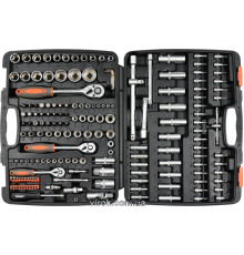 Набір головок торцевих, насадок STHOR : квадрат 1/2" з інструментами [173 Од.] [1/48]