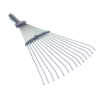 Граблі тип "віяло" дротяні розсувні VIROK БЕЗ ДЕРЖАКА (порошкове пофарбування)