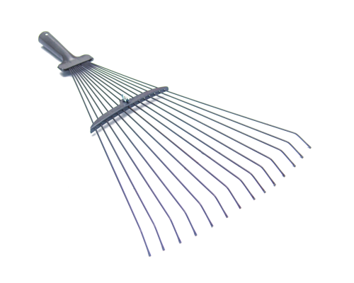 Граблі тип "віяло" дротяні розсувні VIROK БЕЗ ДЕРЖАКА (порошкове пофарбування)