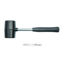 Молоток гумовий VOREL з металевою ручкою, Ø=56 мм, m=700 г [12/48]