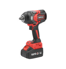 Гайковерт ударний безщітковий акум. YATO: 18 В Li-Ion 4 АГод, квадрат 1/2", КМ- 1200 Нм [4/32]