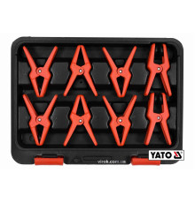 Затискачі для металевих проводів YATO : 8 шт + кейс [10]