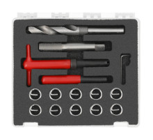 Інструменти і вставки для ремонту різьби YATO М16 х 2.0 мм, компл. 15 шт. [10]