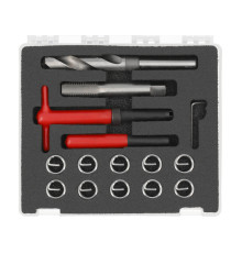 Інструменти і вставки для ремонту різьби YATO М16 х 2.0 мм, компл. 15 шт. [10]