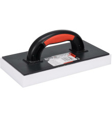 Терка пластикова з білою гідрогубкою h= 30 мм YATO: 270 x 130мм, для змивання керамічної плитки [10]