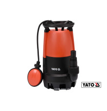 Насос для брудної води мережевий YATO: 900 Вт, 18000 л/год, макс.висота- 8.9м, макс.глибина- 7 м [4]