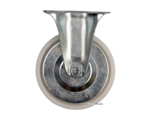 Колесо до візка поліамідове Ø= 160 мм, b= 40 мм VOREL зі штивною опорою;h= 195 мм,навант.-130 кг(DW)