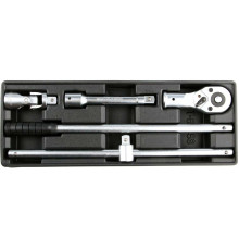 Вклад до інструментальної шафи YATO, інстр-ти до торцевих ключів з квадр. 3/4", 385x175x41 мм, 4 ел