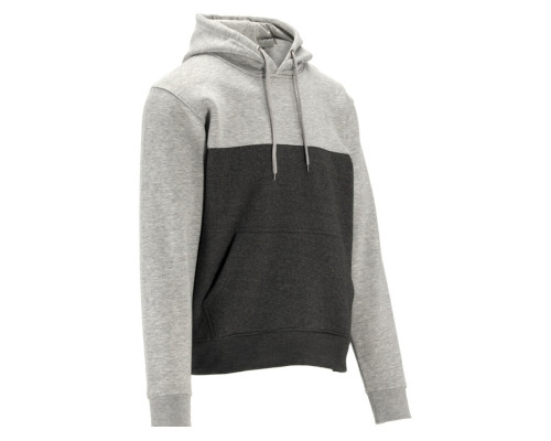 Худые с капюшоном "LABRADOR" YATO разм.XXL, 3 киш светло/ темносерый; материал 80%-бав, 20%-полиес