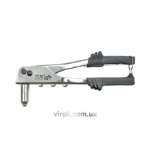 Заклепочник VOREL з металевим хромованим корпусом, l=250мм, Ø-2,4/3,2/4,0/4,8  [12/24]