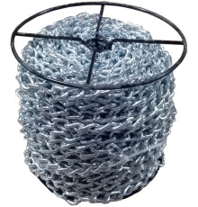 Ланцюг кручений ланкою оцинкований ТМ "VIROK" DIN 5686; Ø= 5 мм, 25 кг, l= 48 м ± 1,0% (TR)