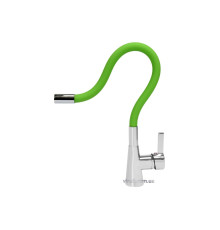 Змішувач води FALA "FLEXIBLE" для раковини з гнучкою зеленою лійкою [10]