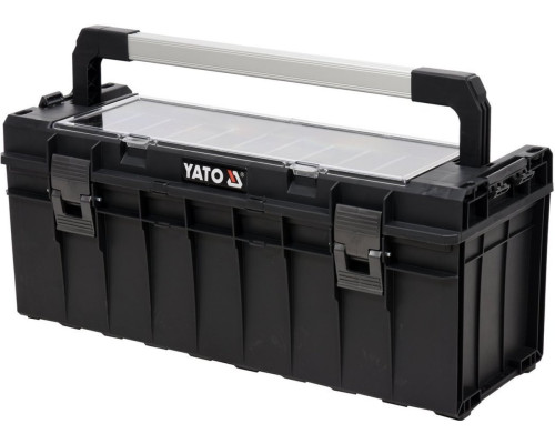 Ящик для інструментів YATO, з органайзером з 9 комірками, 650х270х272 мм, пластиковий корпус [1]