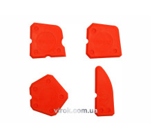 Шпатель для силікону YATO : Набір 4 Од. [20/200]