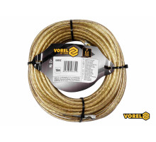 Трос стальной с наконечниками для пломб VOREL: Ø6 мм x 18 м [12]