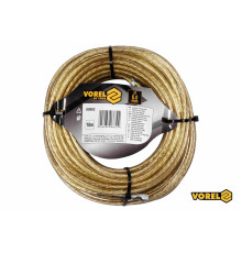 Трос сталевий з наконечниками для пломб VOREL : Ø6 мм x 18 м [12]