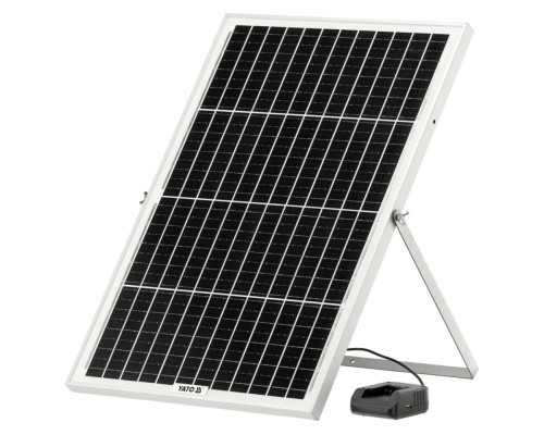 Зарядний пристрій сонячний і автомобільний 12-28 B YATO для акумуляторів Li-Ion 18 В, 2 А, USB-вихід