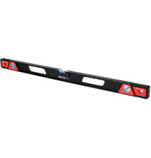 Рівень ударостійкий з магнітами YATO: L= 80 см. 3 капсули в алюмінієвому корпусі, 2 ручки [20]