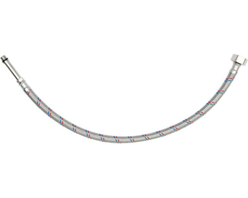 Шланг водопровідний з опліткою з нерж сталі FALA l= 500мм Ø= 8/12, з'єдн F-1/2" х M-M10x1- 50мм 1МПа