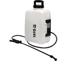 Опрыскиватель аккумуляторный YATO ранцевой: бачок - 12 л, производительность - 1,5 л/мин (БЕЗ АККУМУЛЯТОРА) [1]