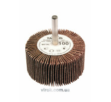 Круг пелюстковий шліфувальний YATO : подовжений Ø= 60 мм К120, шпиндель Ø= 6 мм, H= 30 мм [10/60]