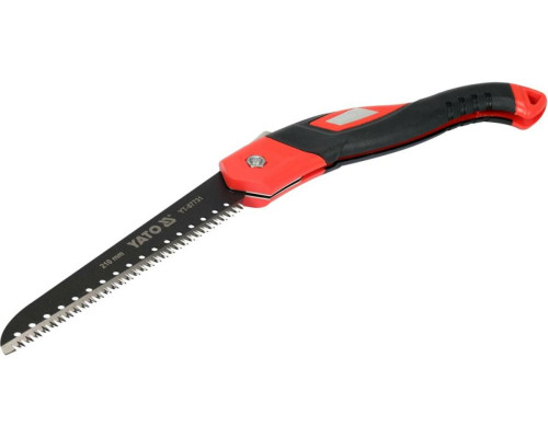 Ножівка до гілок складана YATO; лезо l= 210 мм, 9 зубів/1", t= 1.2 мм [12/48]