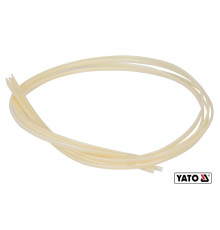 Стержні з ABS-пластику для зварювання/пайки пластику YATO: 2.5x5 мм, L=1 м, при t= 350°C, 5 шт [30]
