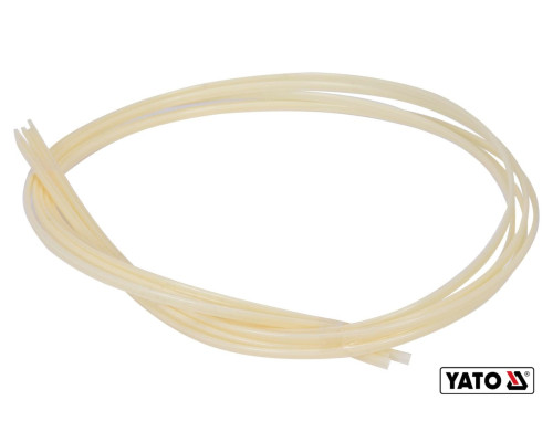 Стержні з ABS-пластику для зварювання/пайки пластику YATO: 2.5x5 мм, L=1 м, при t= 350°C, 5 шт [30]