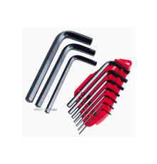 Ключі 6-гранні L-подібні STANLEY : M1,5-10 мм. Набір 10 Шт.