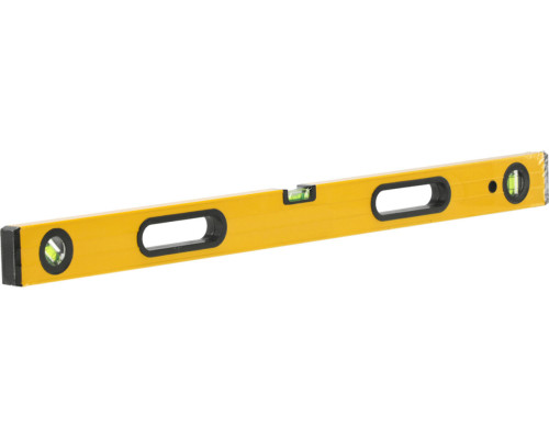 Рівень алюмінієвий VOREL : L= 120 cм, 3 капсули, 2 ручки [15/30]