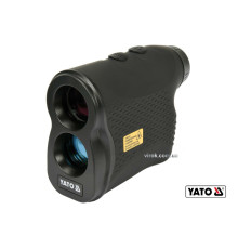 Дальномір лазерний YATO:діап.вимір.довж/вис/кут/швид-5-900 м/60°/0-300 км/год,похибка ±1м/ 900 м(DW)