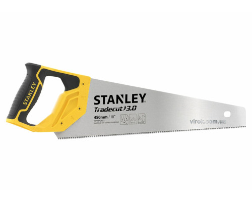 Ножівка по дереву STANLEY "Tradecut" : L= 450 мм, 7 зубів/1"