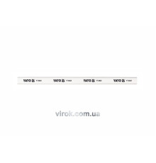 Олівець столярний YATO : L= 245 мм х 15 мм, білий. паков. 144 шт. [8]