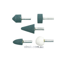 Камни шлифовальные VOREL (набор) Ø-6мм, 5шт.