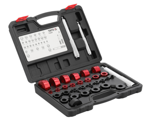 Засоби регуляції підшипників і сальників YATO: дюймових і метричних розмірів, 33 шт [10]