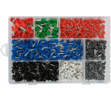 Набір наконечників для кабеля з ізоляцією YATO, 1200 шт, в футлярі [20]