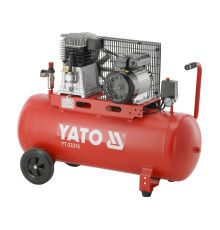 Компресор мережевий YATO 230 В, 2,2 кВт, тиск ≤ 8 Bar,  под. повітря- 360 л/хв, ресивер- 100 л [1]