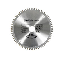 Диск пиляльний по алюмінію YATO, 210х30х3.0x2.2 мм, 72 зубці, R.P.M до 8000 1/хв [10/20]