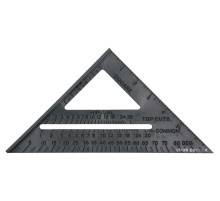 Угольник плотничный VOREL : l= 180 мм, 90°х 45°х 45°, для работ с стропилами [100]