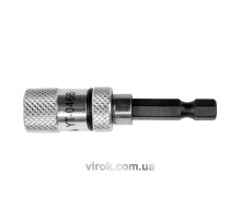 Тримач насадок викруткових YATO : 1/4", L= 60 мм. магнітний [20/200]