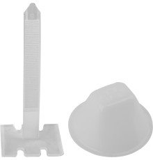 Чашки і стяжки для викладання плитки VOREL : мін. стик t=0.75 мм, плитка 3-40 мм. 50 +  50 шт.(DW)