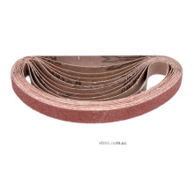 Стрічка шліфувальна YATO; 20х520 мм, P80, нескінченна до пневмошліфмашини YT-09742; уп. 10 шт. [50]