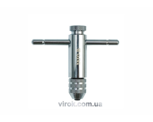 Вороток для мітчиків з тріщаткою YATO : M5-M12, L= 100 мм [20/80]